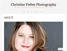 Tablet Screenshot of christinefieberphotography.com